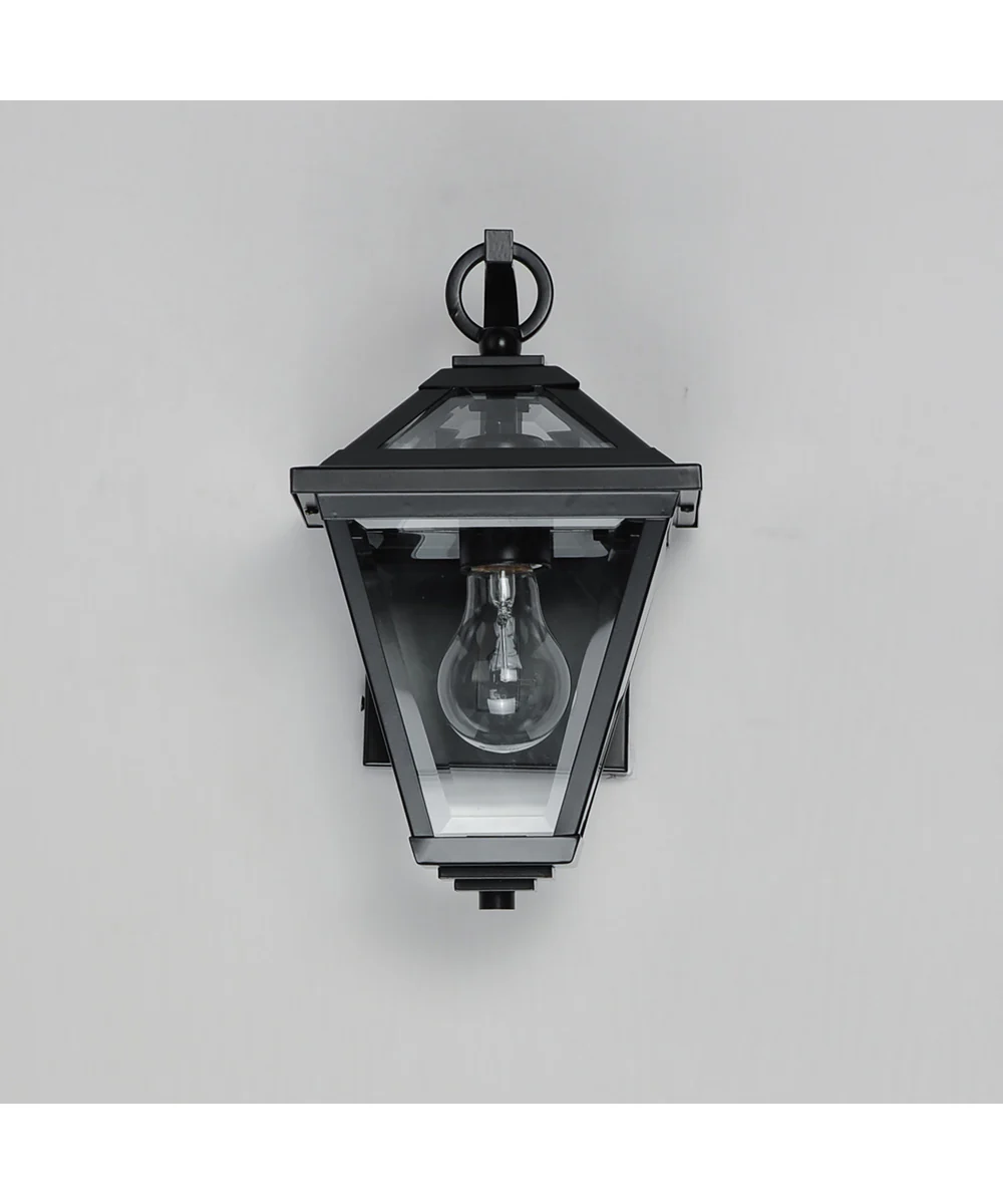 Prism 12 inch Outdoor Wall Sconce Black - Image 2