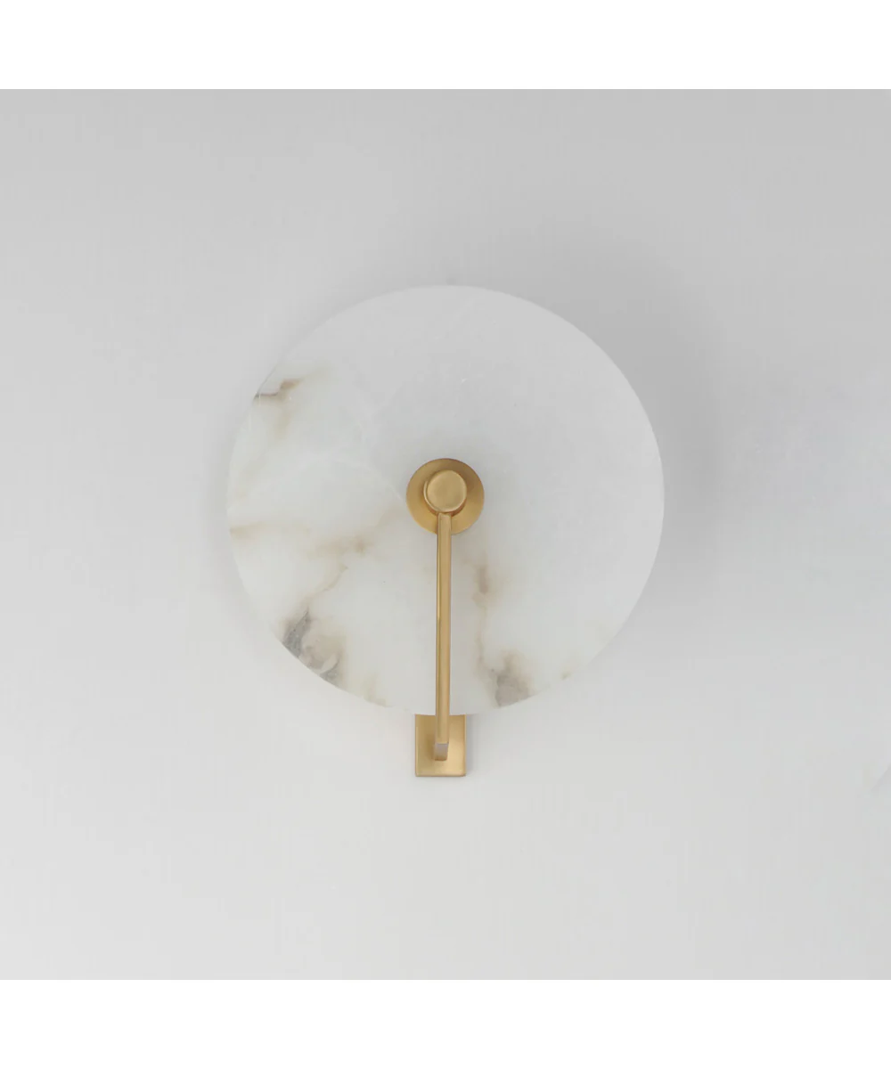 Quarry LED Wall Sconce Natural Aged Brass - Image 2