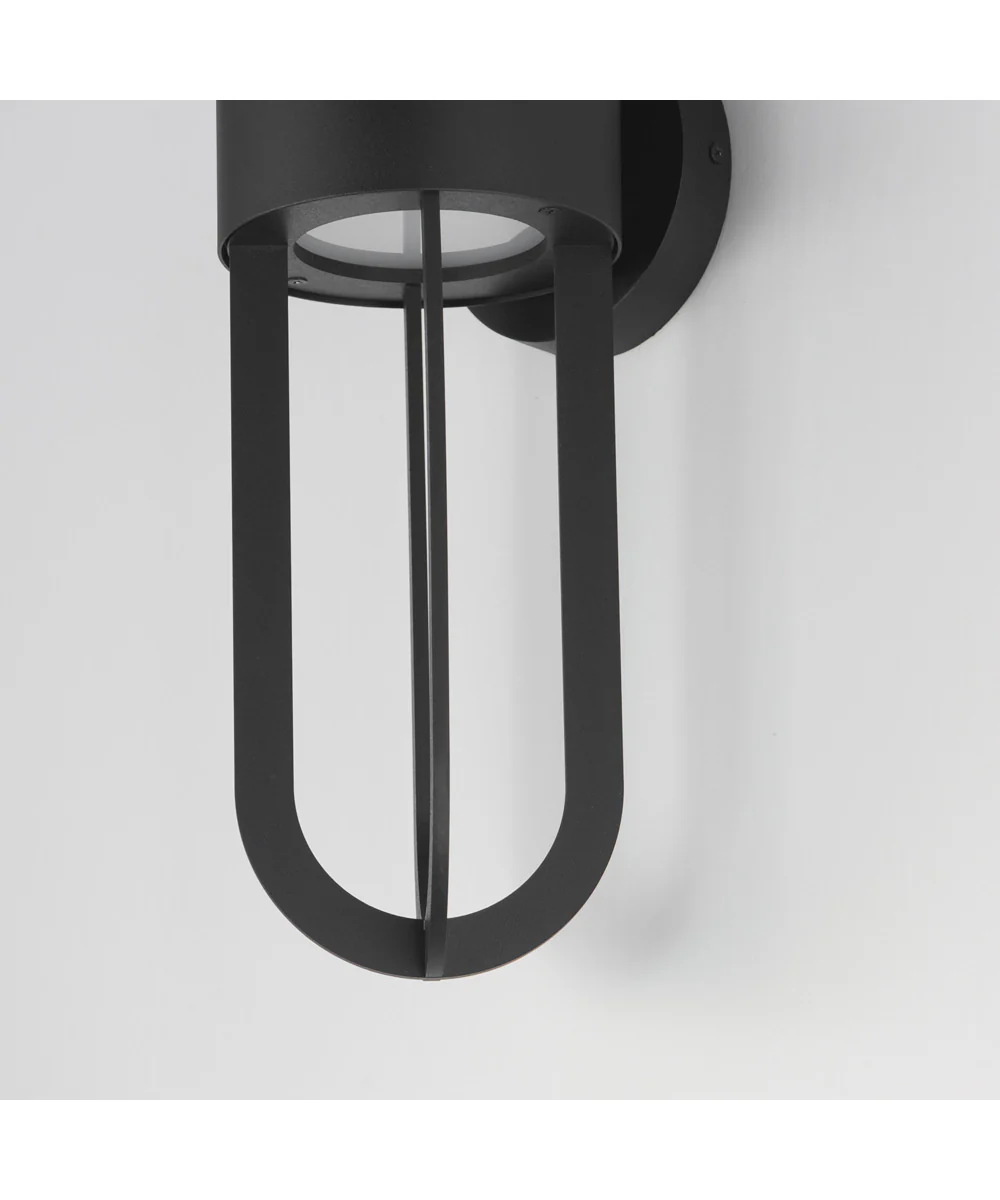 Quayside VX 14 inch  Outdoor LED Wall Sconce Black - Image 6