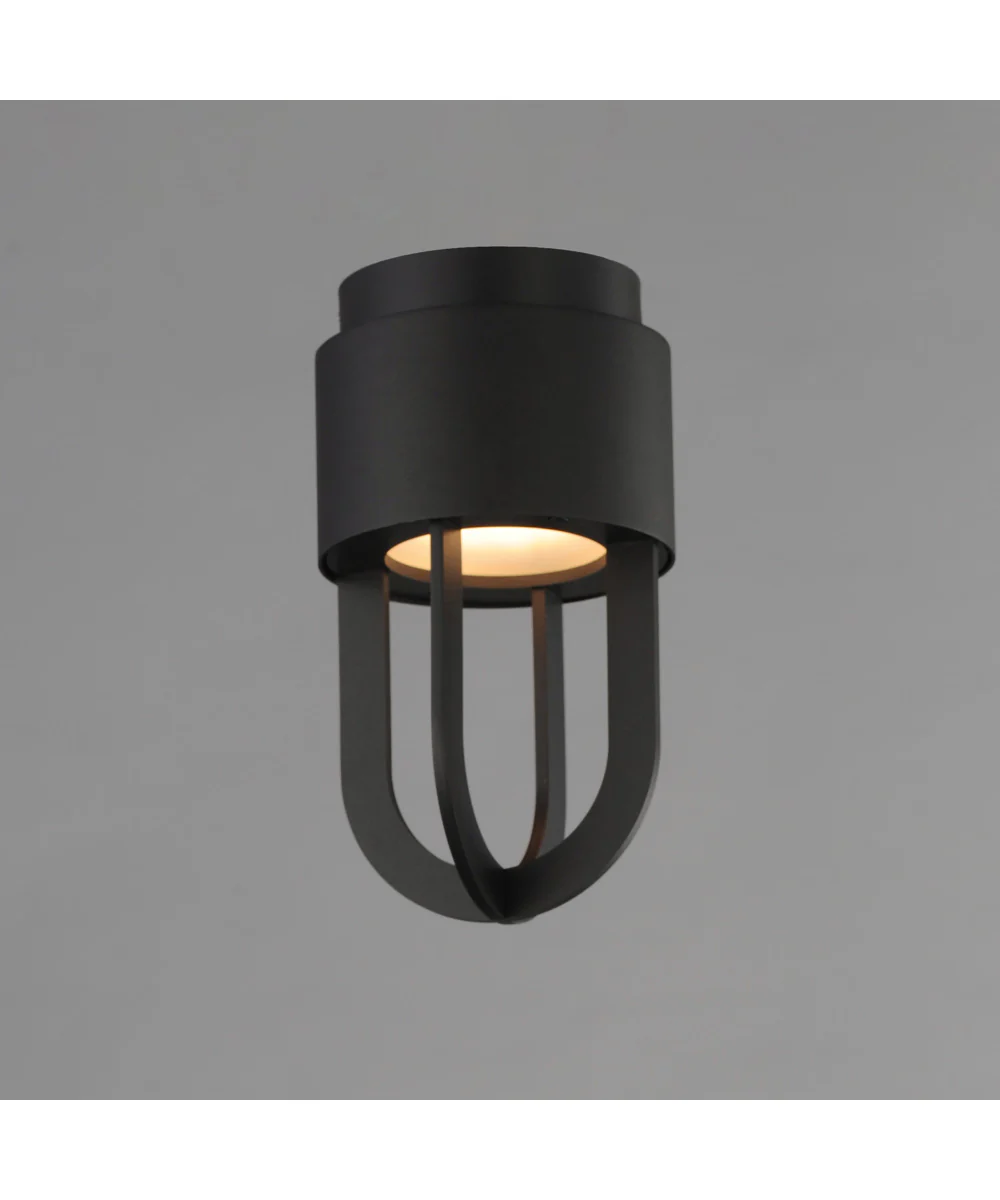 Quayside VX 8 inch  Outdoor LED Flush Mount Black - Image 3