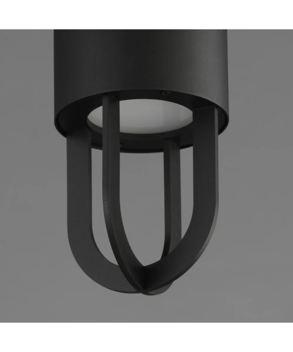 Quayside VX 8 inch  Outdoor LED Flush Mount Black - Image 4