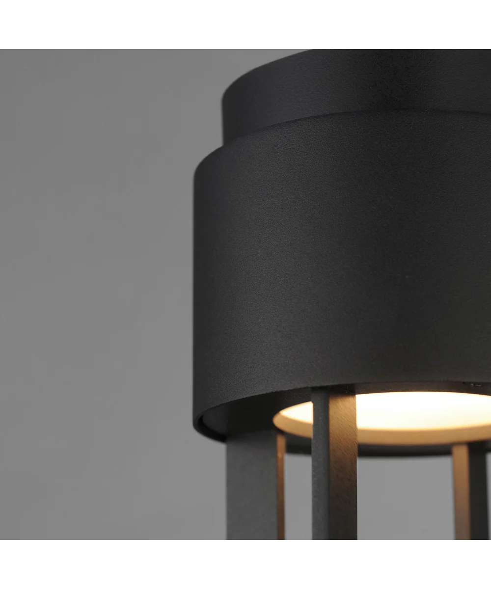 Quayside VX 8 inch  Outdoor LED Flush Mount Black - Image 5
