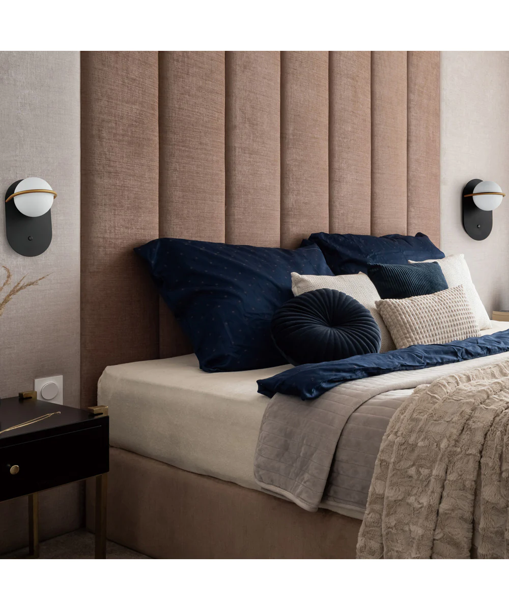 Revolve 1-Light LED Wall Sconce Black / Gold - Image 2