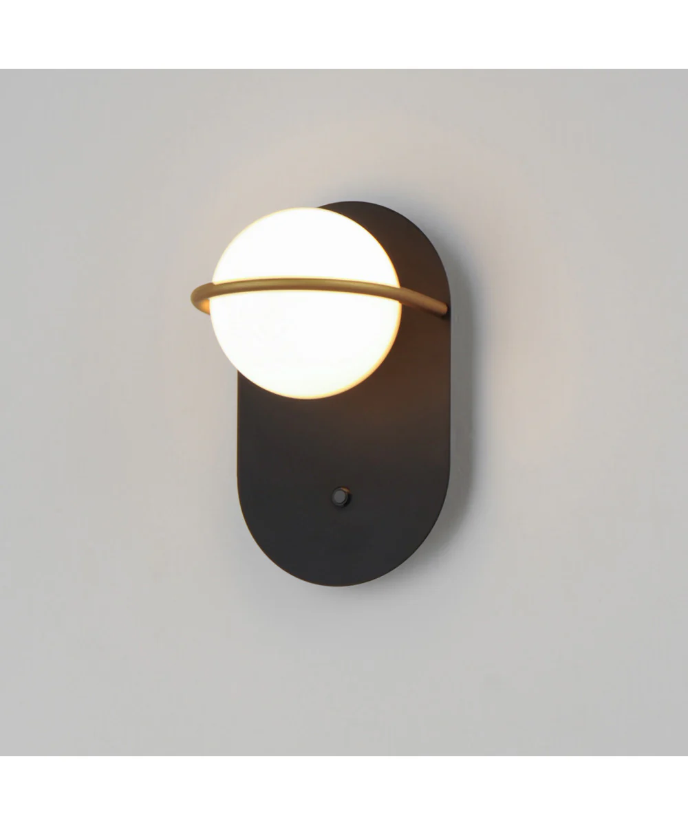 Revolve 1-Light LED Wall Sconce Black / Gold - Image 6