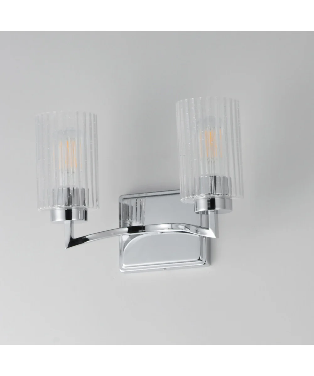 Rigata 2-Light Wall Sconce Polished Nickel - Image 4