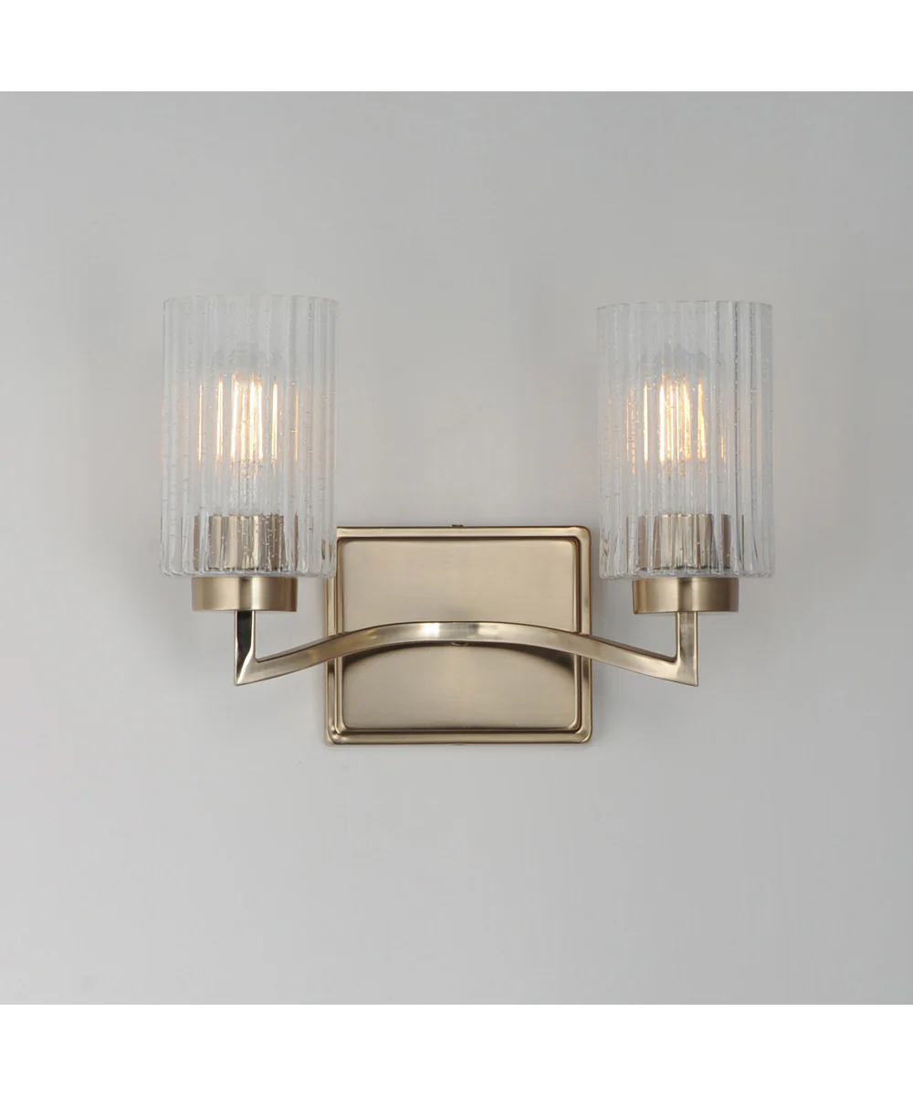 Rigata 2-Light Wall Sconce Satin Champagne - Image 3
