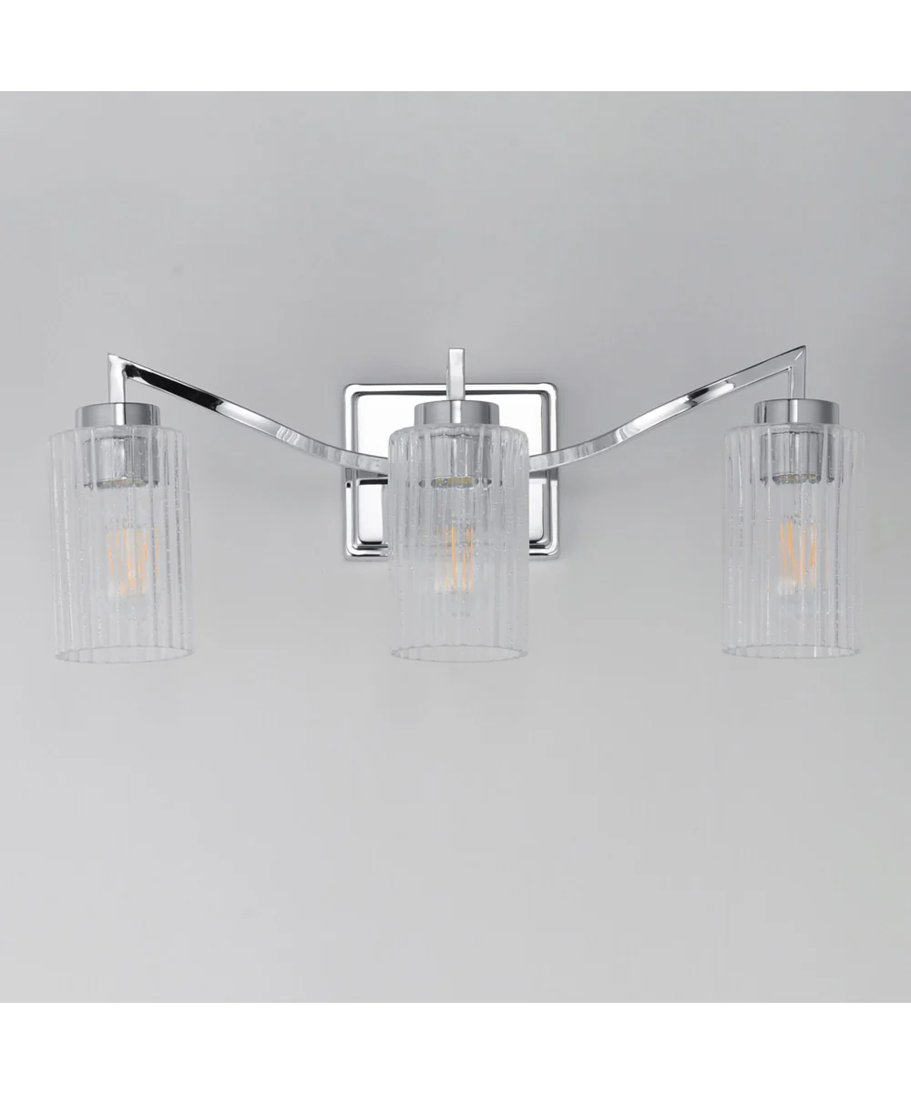 Rigata 3-Light Bath Vanity Polished Nickel - Image 2