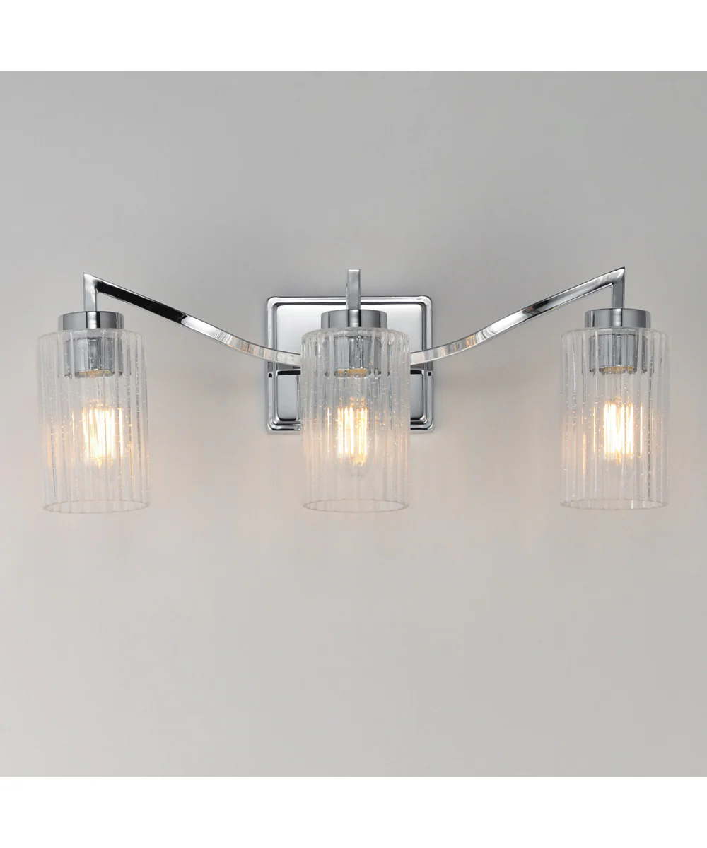 Rigata 3-Light Bath Vanity Polished Nickel - Image 3