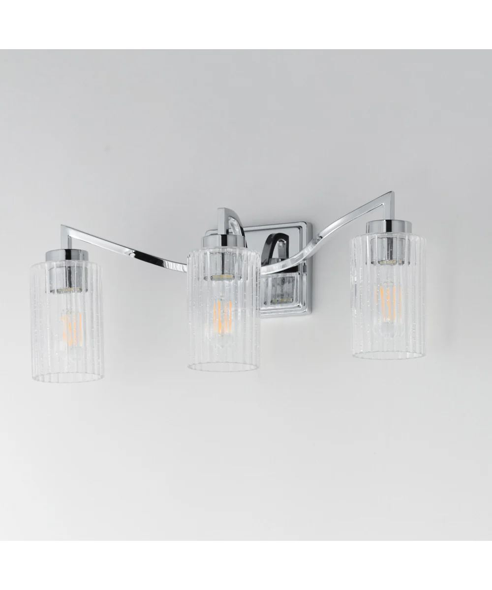 Rigata 3-Light Bath Vanity Polished Nickel - Image 4
