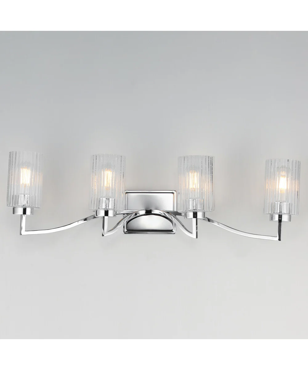 Rigata 4-Light Bath Vanity Polished Nickel - Image 2