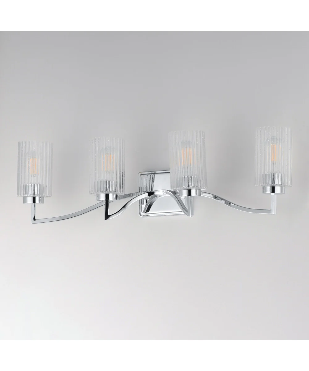 Rigata 4-Light Bath Vanity Polished Nickel - Image 3