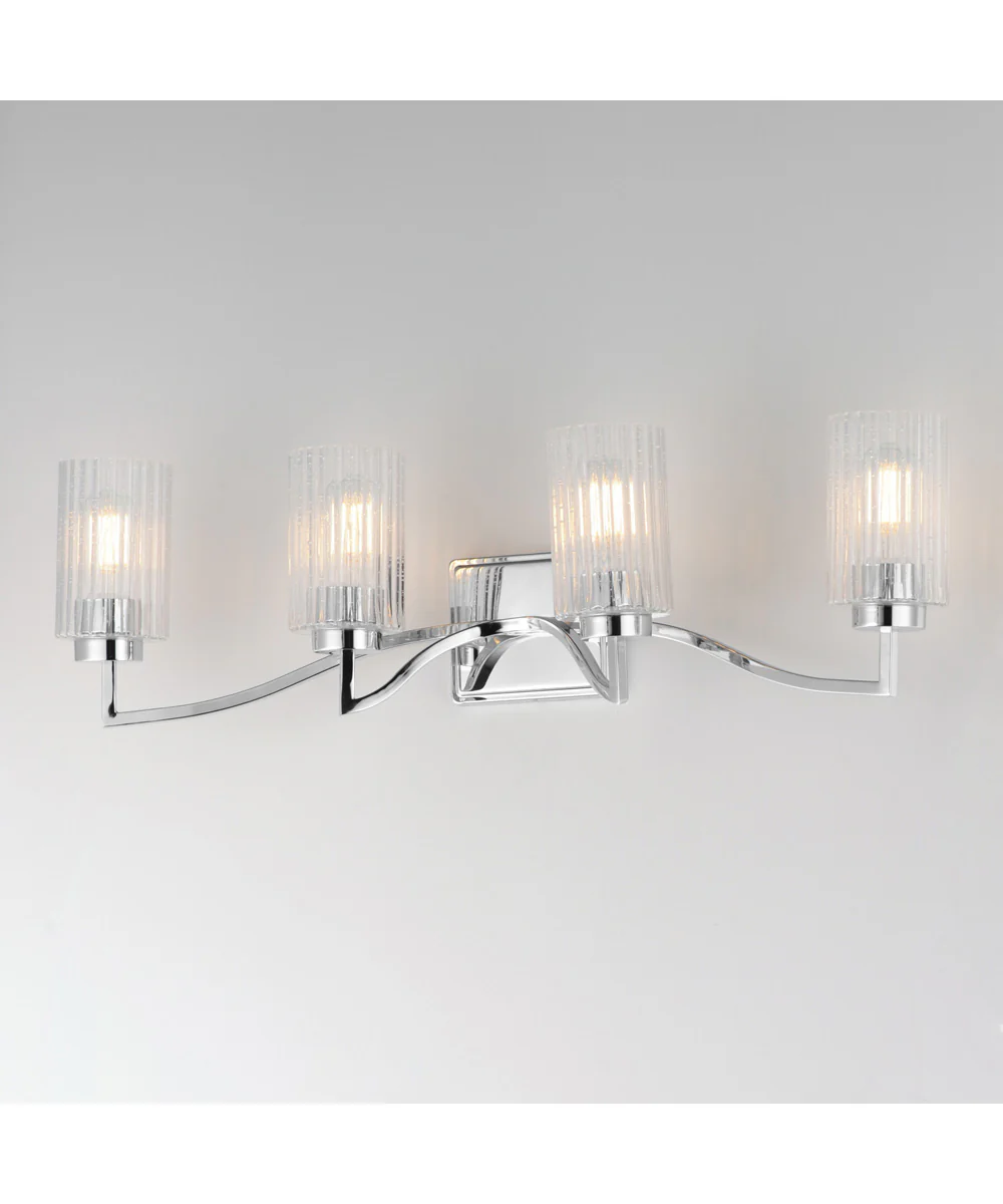 Rigata 4-Light Bath Vanity Polished Nickel - Image 4