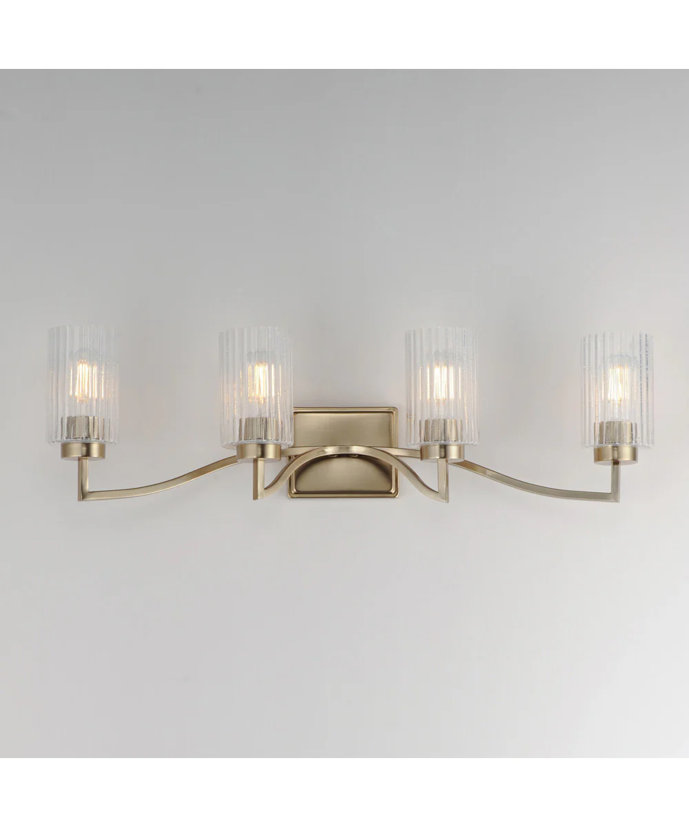 Rigata 4-Light Bath Vanity Satin Champagne - Image 3