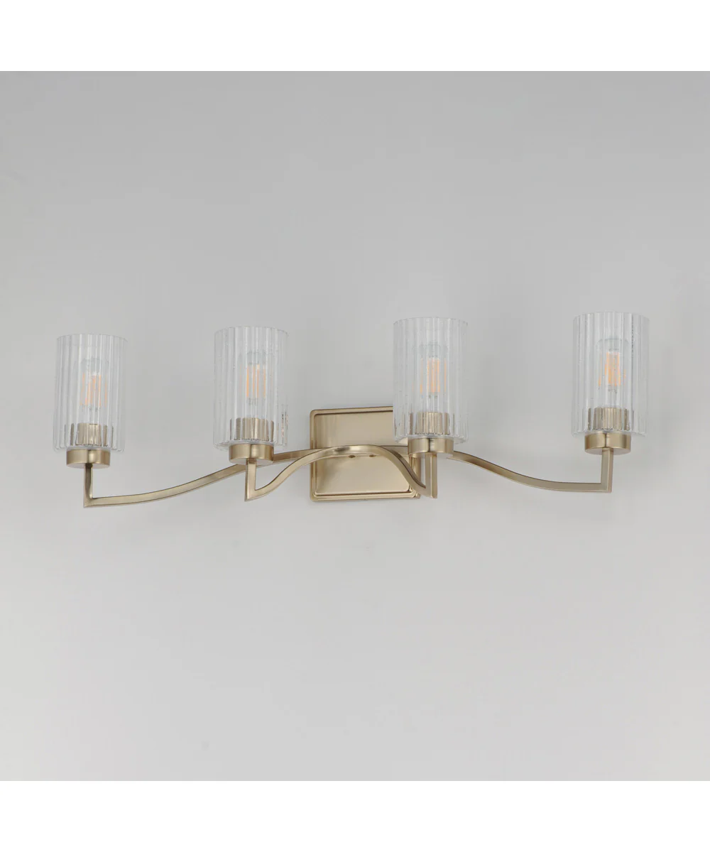 Rigata 4-Light Bath Vanity Satin Champagne - Image 4