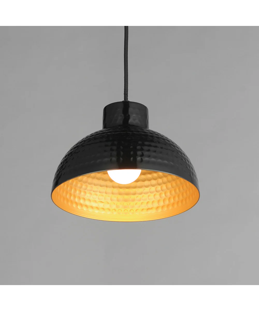 Rockport 1-Light Pendant Black / Antique Copper - Image 3