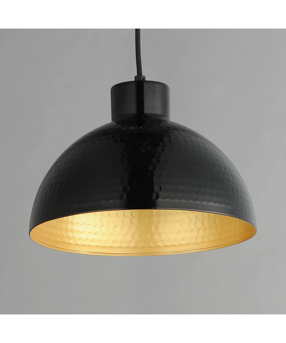 Rockport 1-Light Pendant Black / Antique Copper - Image 2