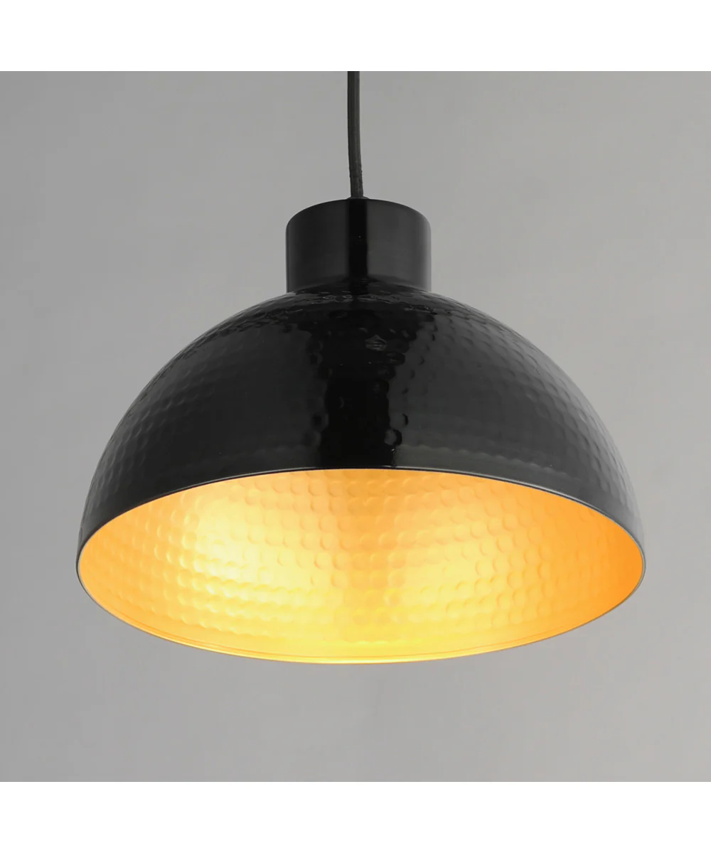 Rockport 1-Light Pendant Black / Antique Copper - Image 3