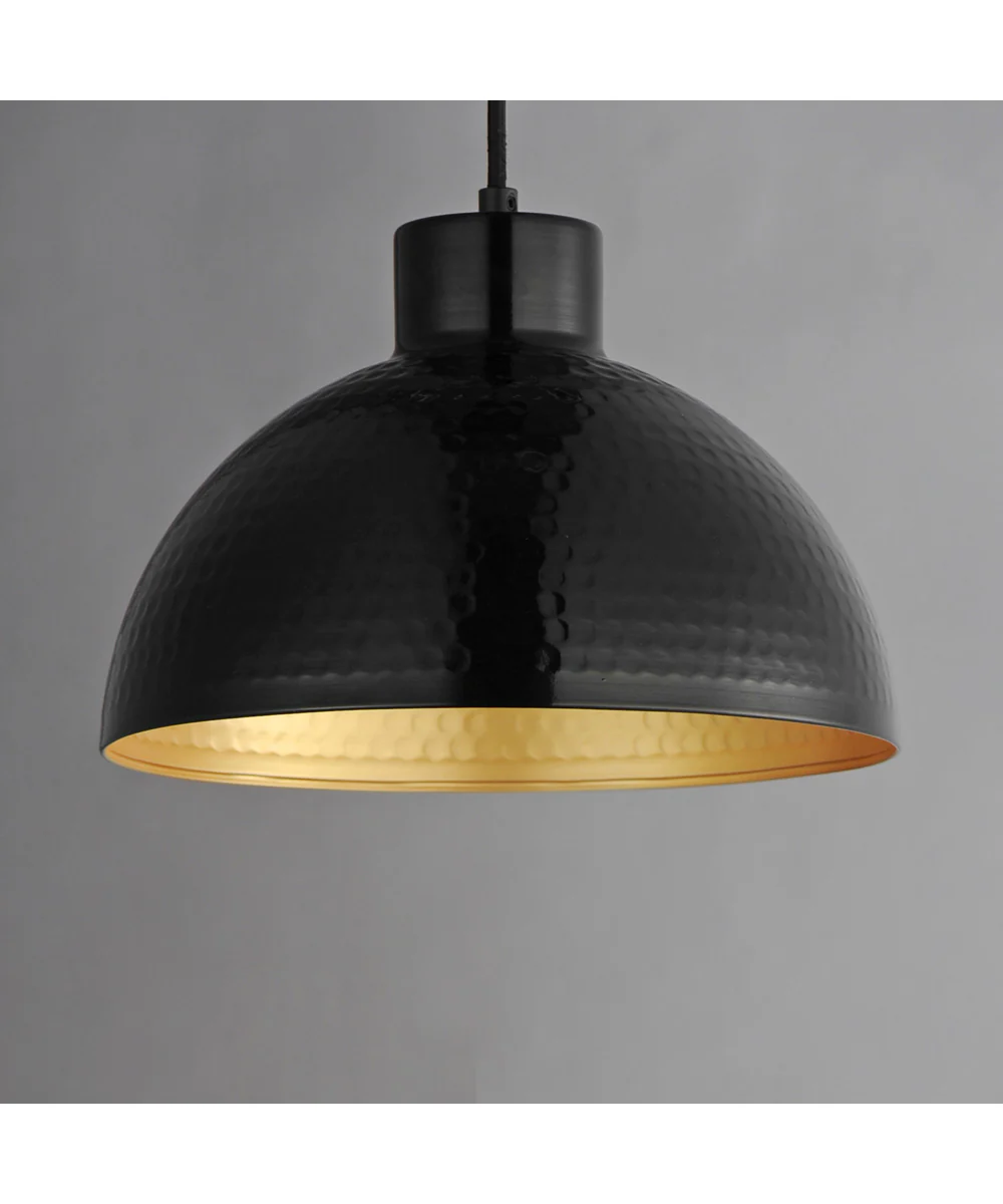 Rockport 1-Light Pendant Black / Antique Copper - Image 5
