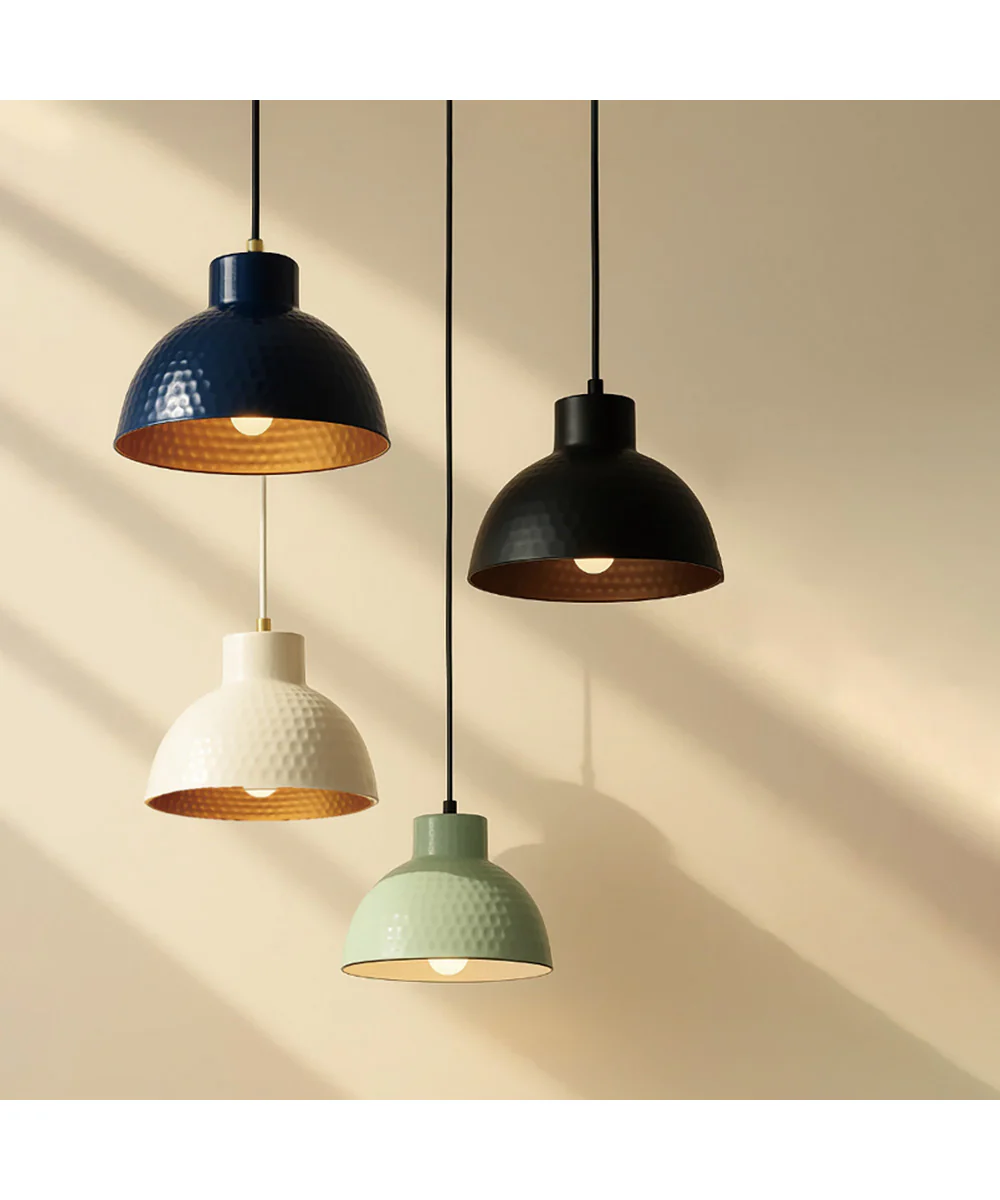 Rockport 12 inch 1-Light Pendant Green / Natural Aged Brass - Image 2