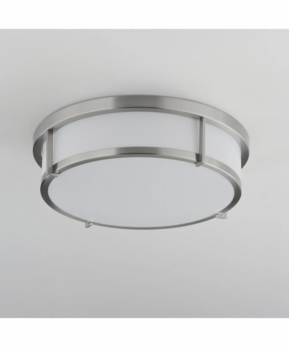Rogue 13 inch LED Flush Mount Satin Nickel - Image 2