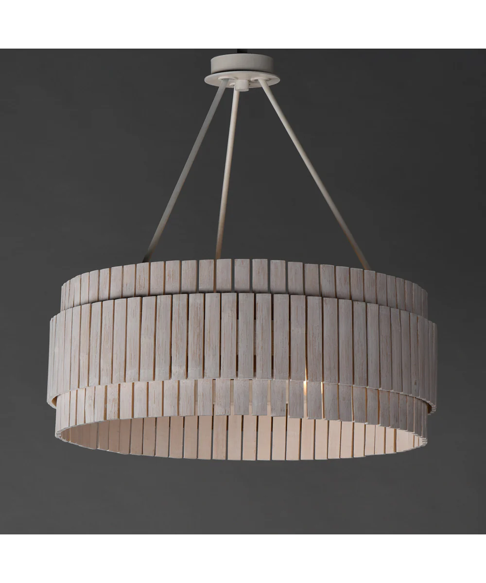 Satori 3-Light Chandelier Ecru - Image 3