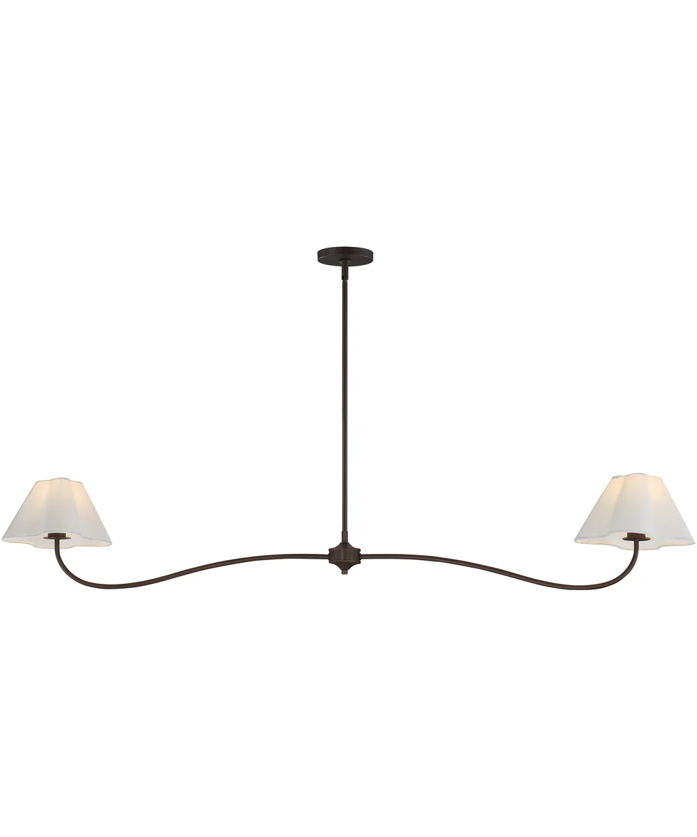 Saxon 2-Light Pendant Oil Rubbed Bronze
