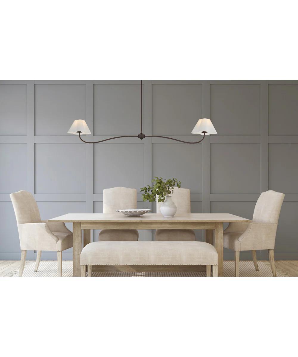 Saxon 2-Light Pendant Oil Rubbed Bronze - Image 2