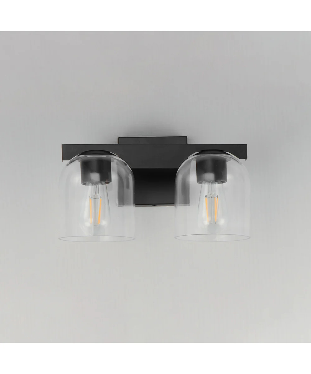Scoop 2-Light Bath Vanity Black - Image 2
