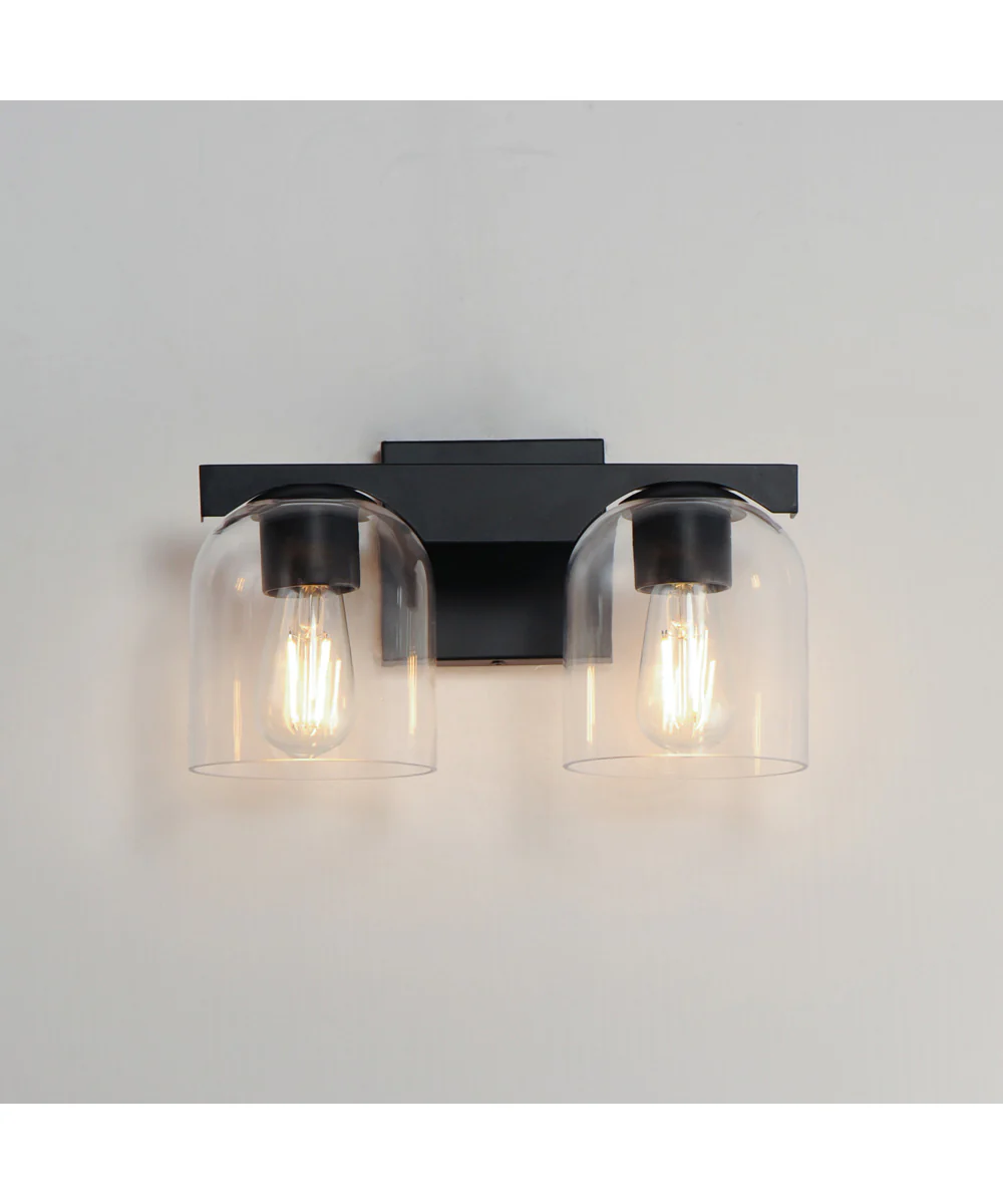 Scoop 2-Light Bath Vanity Black - Image 3