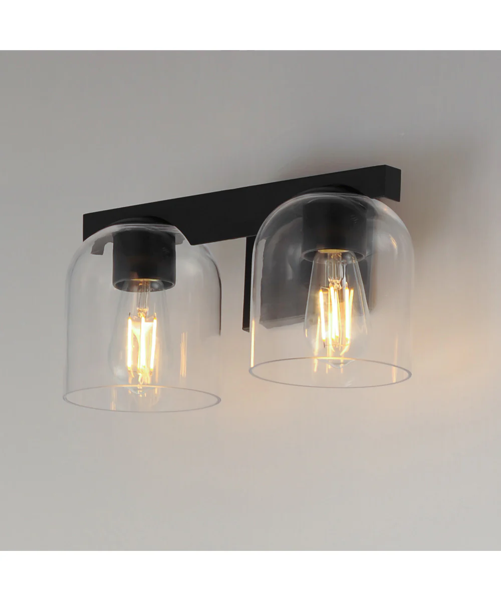 Scoop 2-Light Bath Vanity Black - Image 5