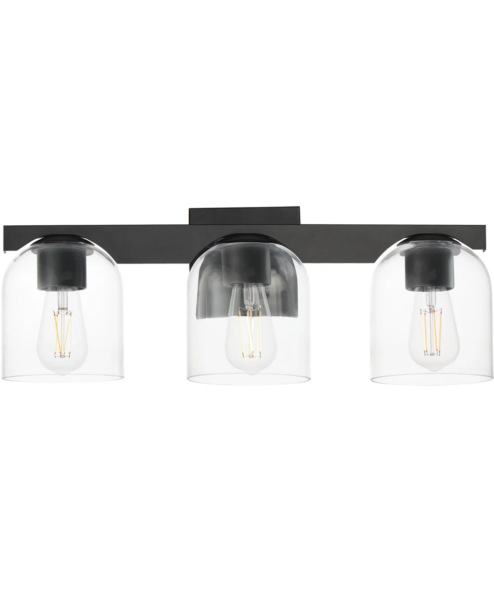 Scoop 3-Light Bath Vanity Black