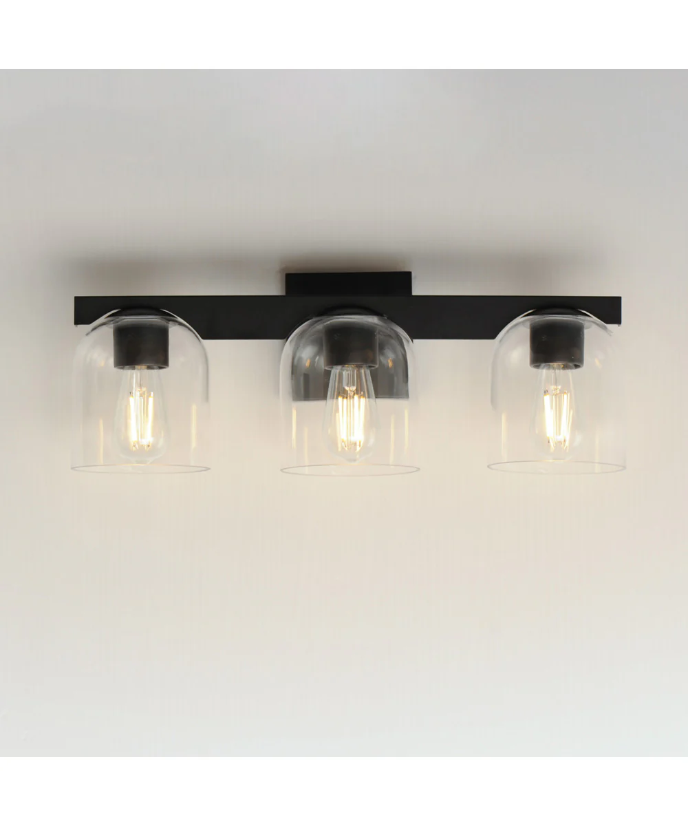 Scoop 3-Light Bath Vanity Black - Image 3