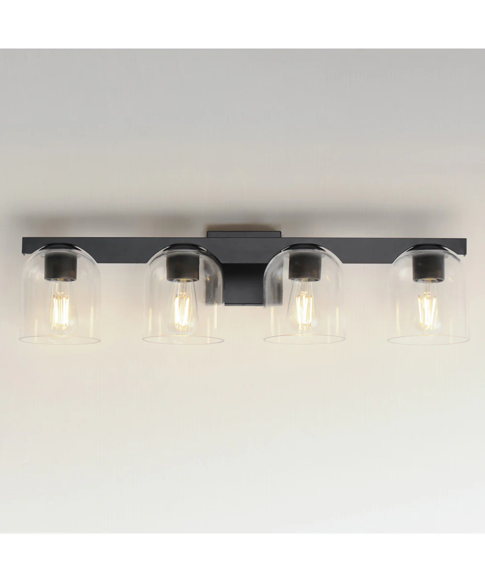 Scoop 4-Light Bath Vanity Black - Image 3