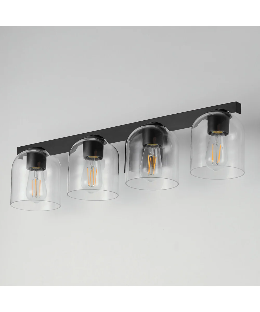 Scoop 4-Light Bath Vanity Black - Image 4