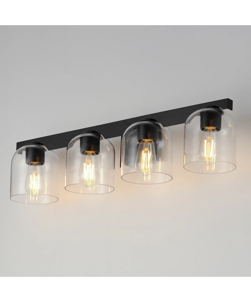 Scoop 4-Light Bath Vanity Black - Image 5
