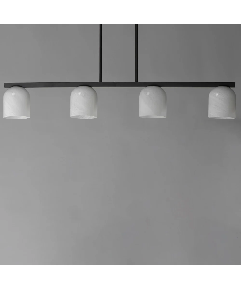 Scoop 4-Light Linear Pendant Black - Image 2