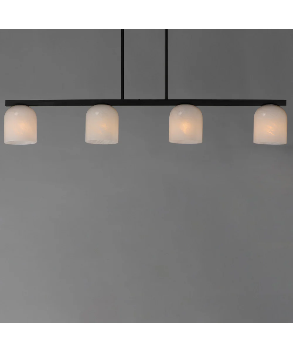 Scoop 4-Light Linear Pendant Black - Image 3
