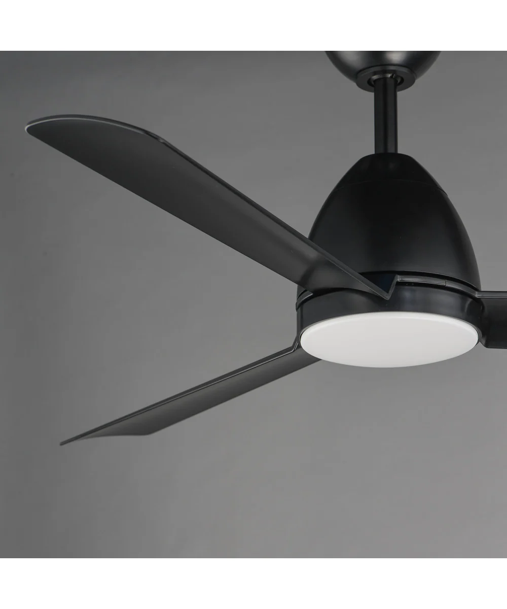 Seaborne 52 inch Marine Grade Fan w LED Light Kit Black - Image 3