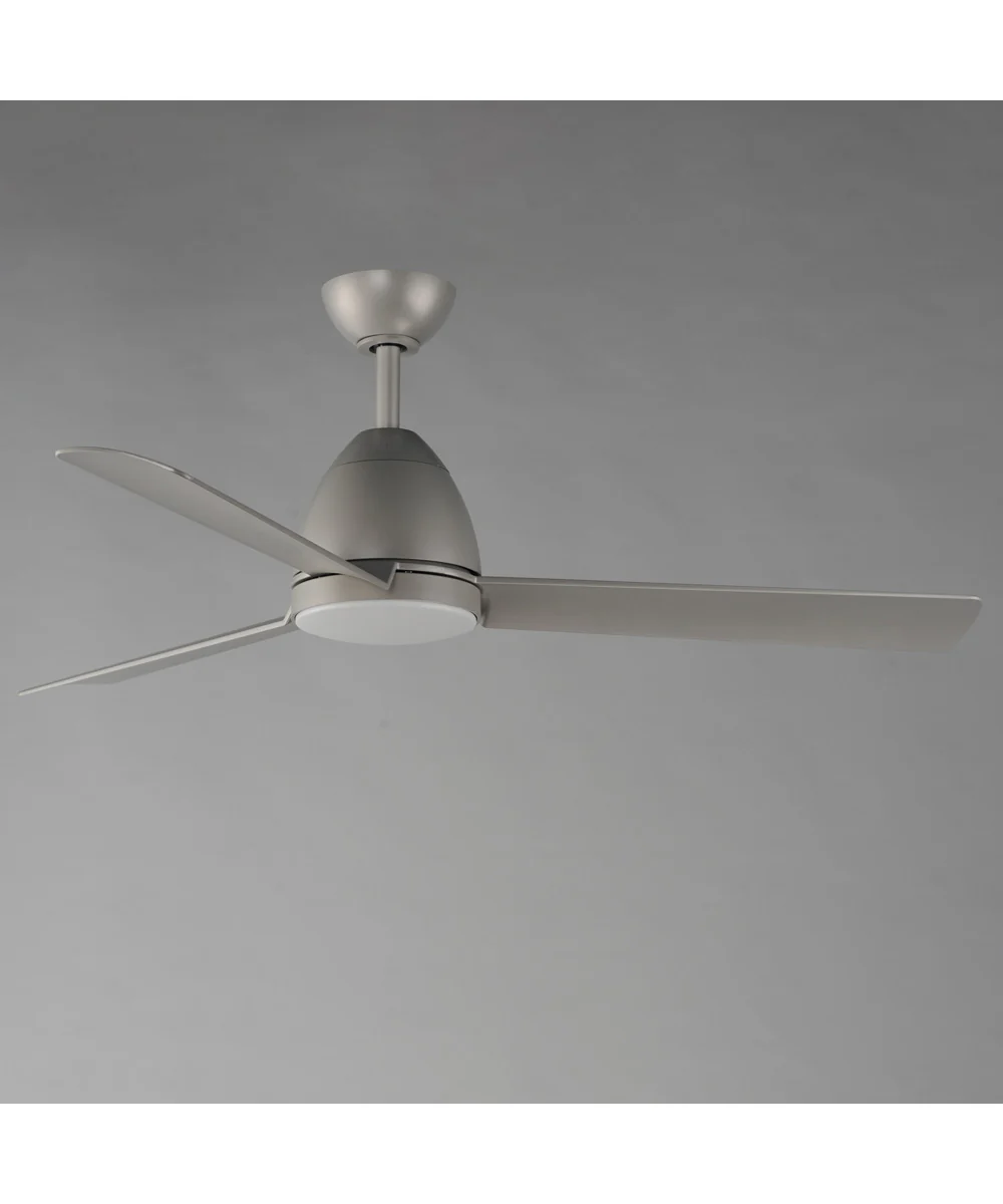 Seaborne 52 inch Marine Grade Fan w LED Light Kit Satin Nickel - Image 3