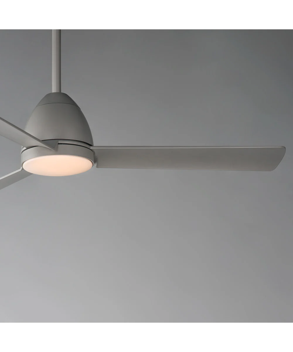 Seaborne 52 inch Marine Grade Fan w LED Light Kit Satin Nickel - Image 4