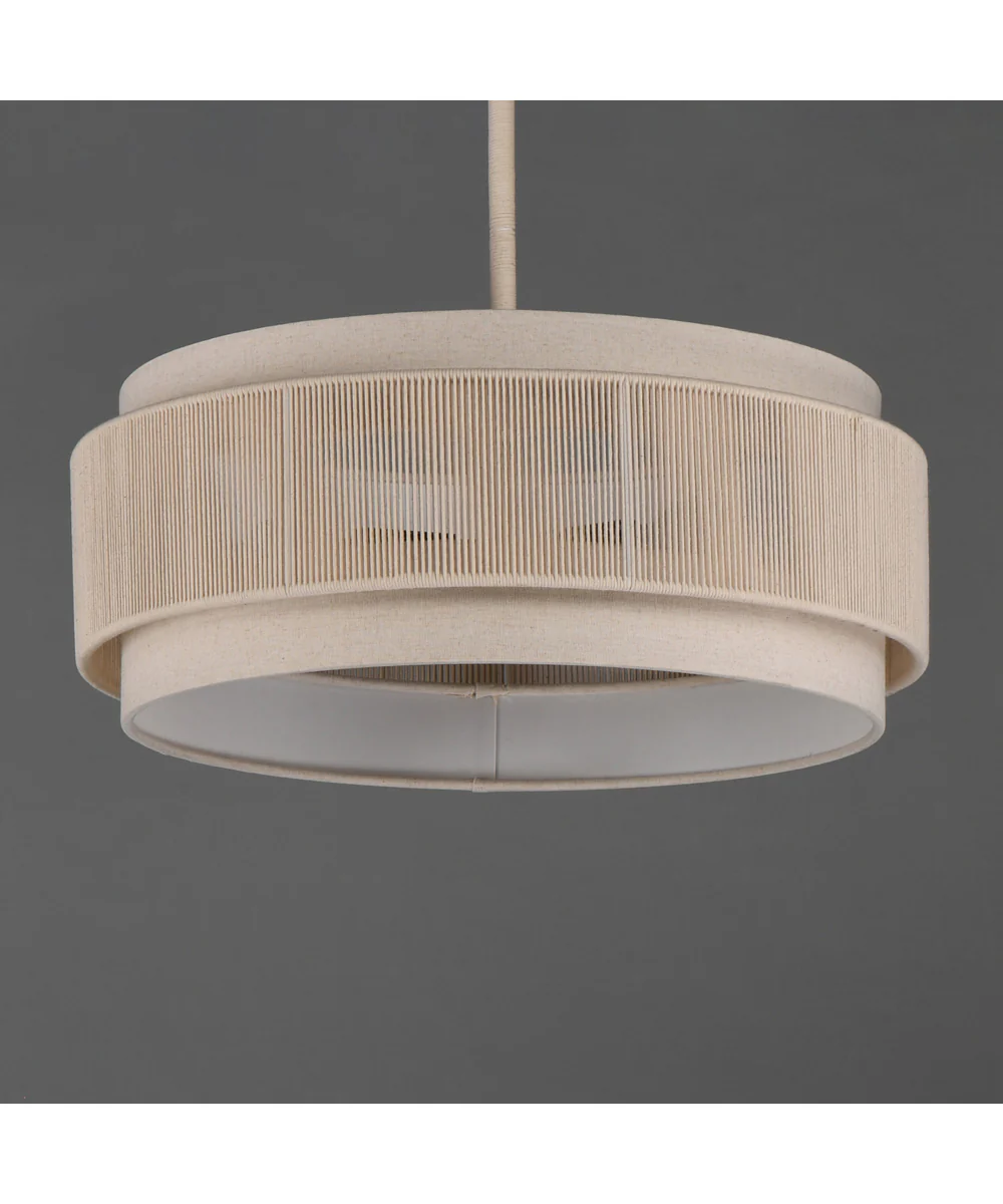 Seacliff 20 inch 3-Light Pendant Natural Aged Brass - Image 2