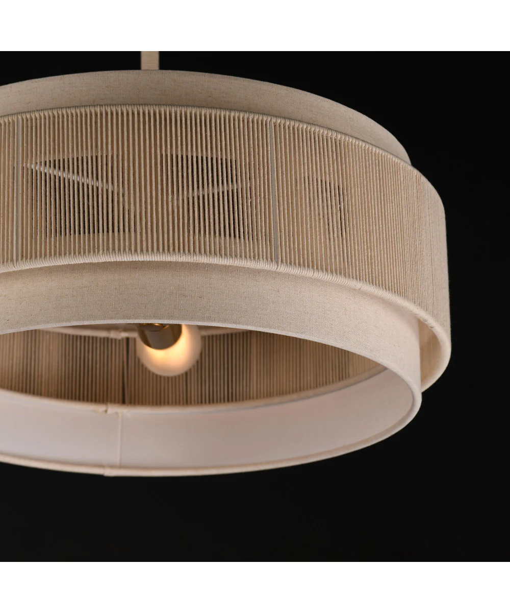 Seacliff 20 inch 3-Light Pendant Natural Aged Brass - Image 5