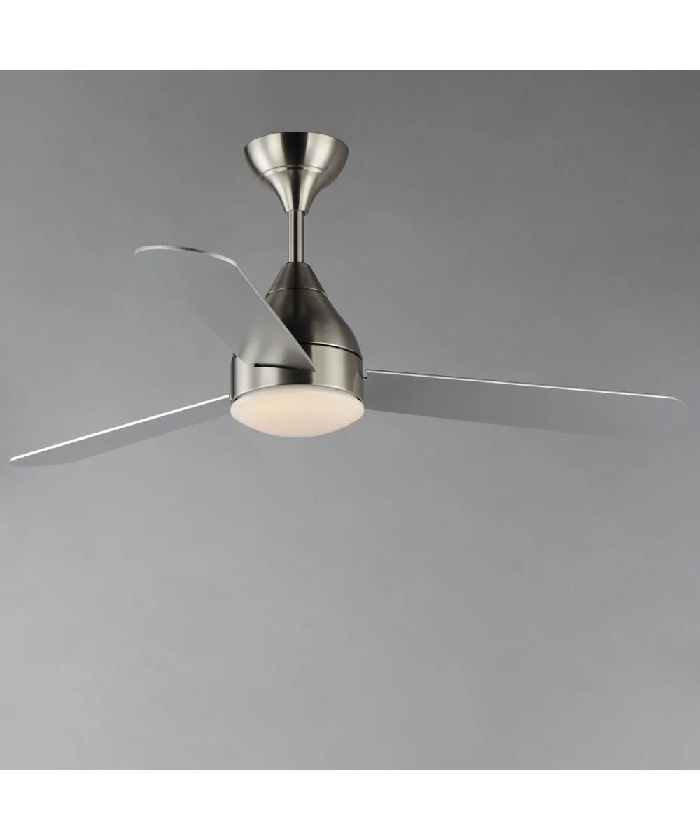Selene 52 inch 3-Blade Fan With LED Light Kit Satin Nickel - Image 4