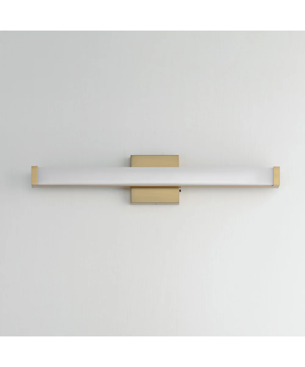 Spec 24 inch LED Bath Vanity 5CCT Natural Aged Brass - Image 2