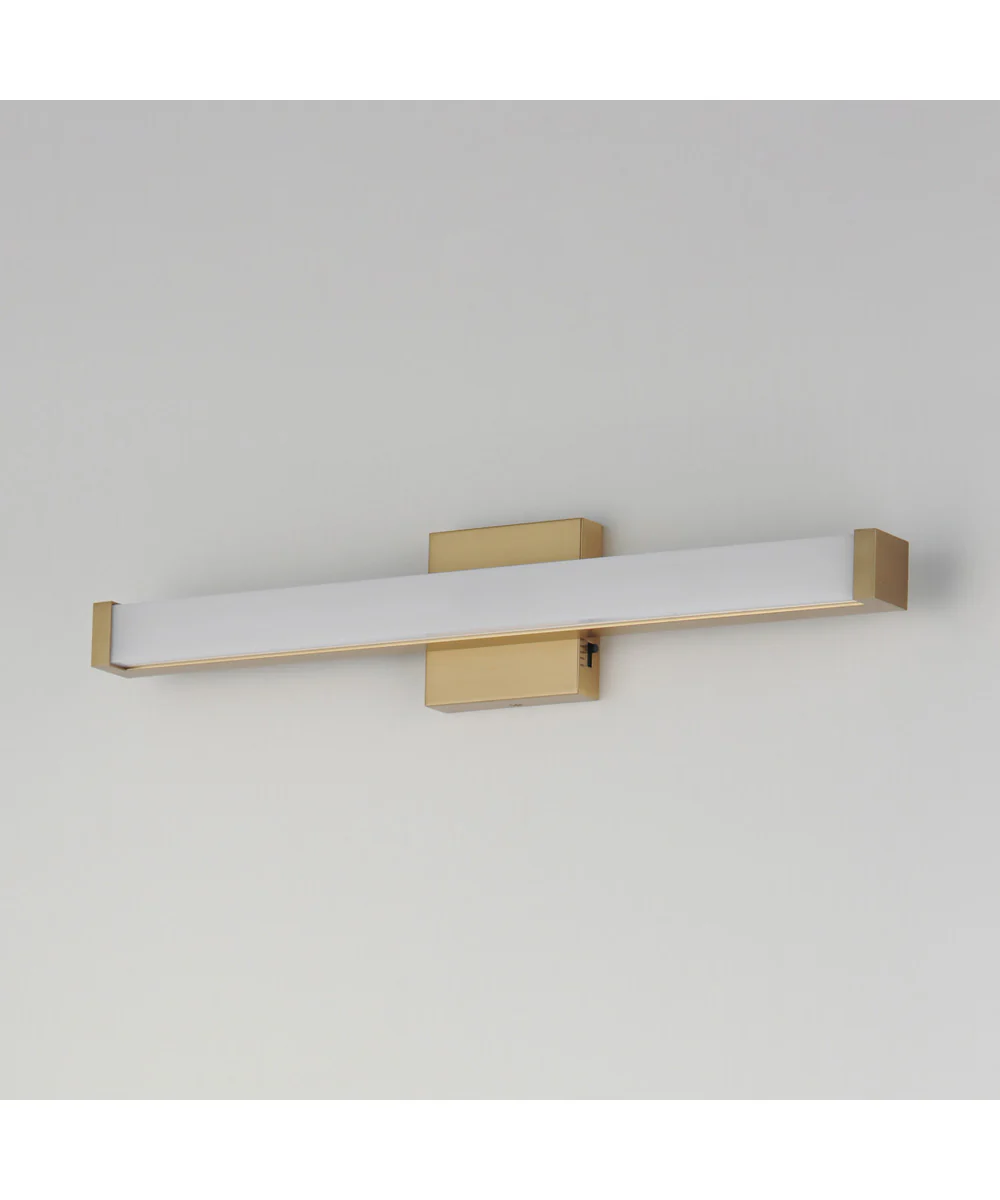 Spec 24 inch LED Bath Vanity 5CCT Natural Aged Brass - Image 4
