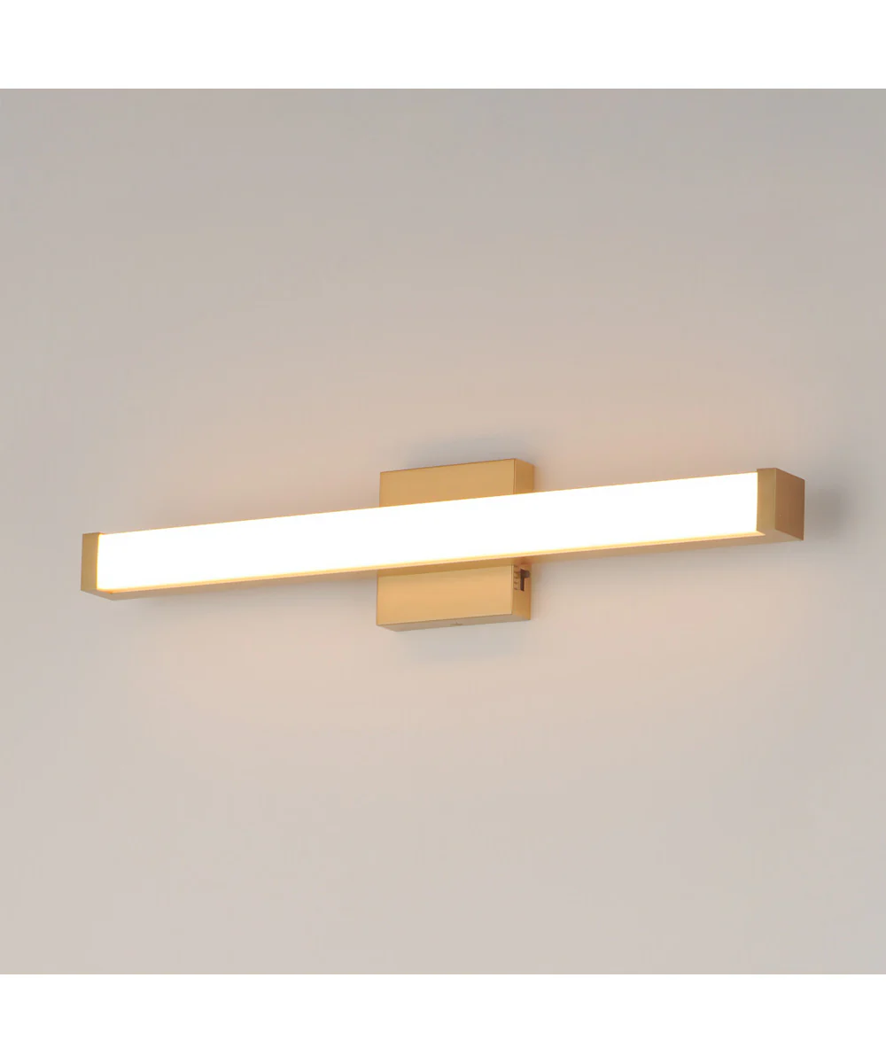 Spec 24 inch LED Bath Vanity 5CCT Natural Aged Brass - Image 5