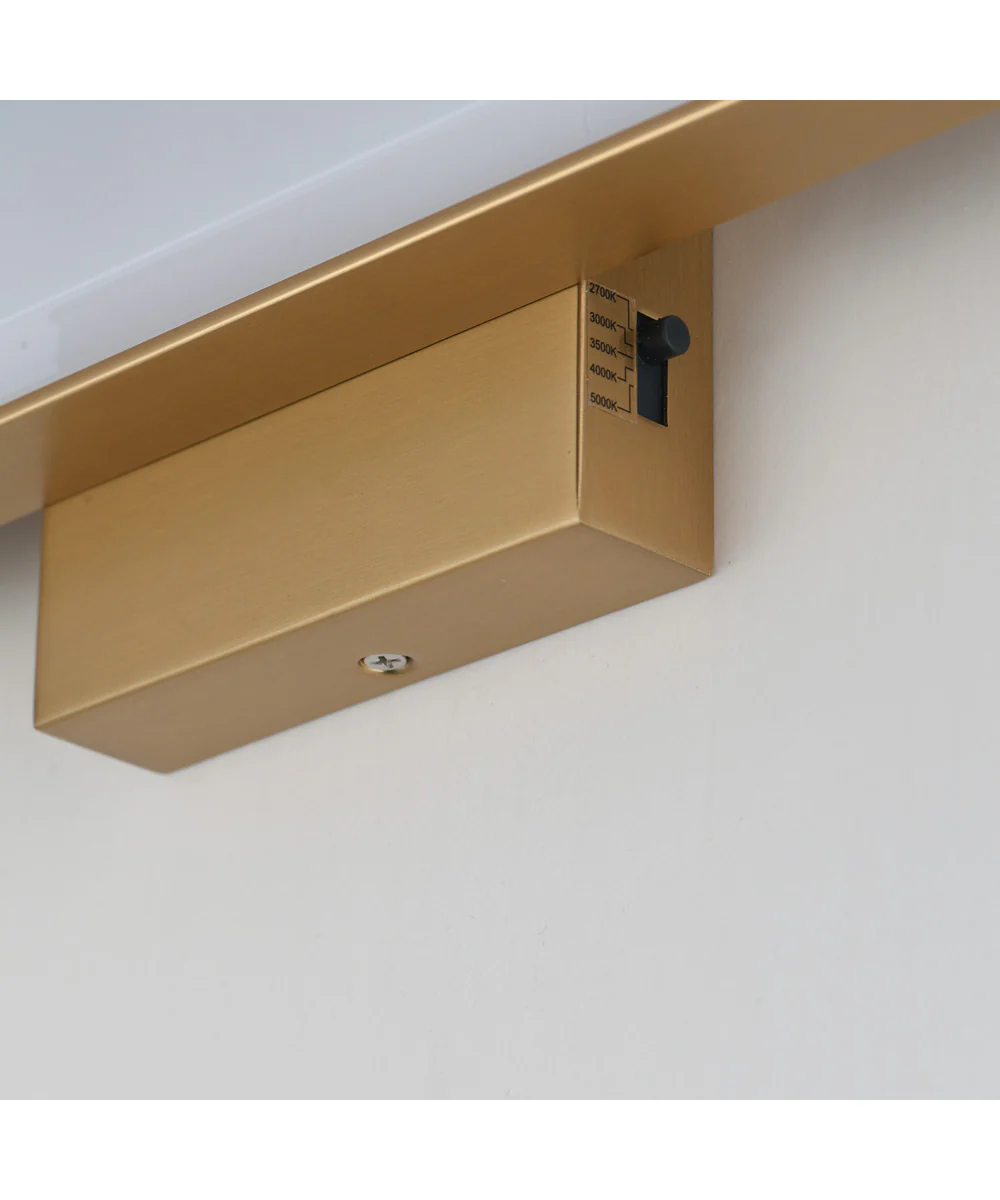 Spec 24 inch LED Bath Vanity 5CCT Natural Aged Brass - Image 6