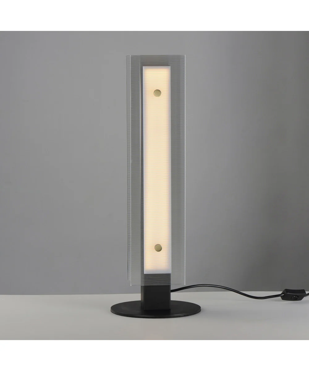 Spectre 20 inch Table Lamp Black / Natural Aged Brass - Image 3