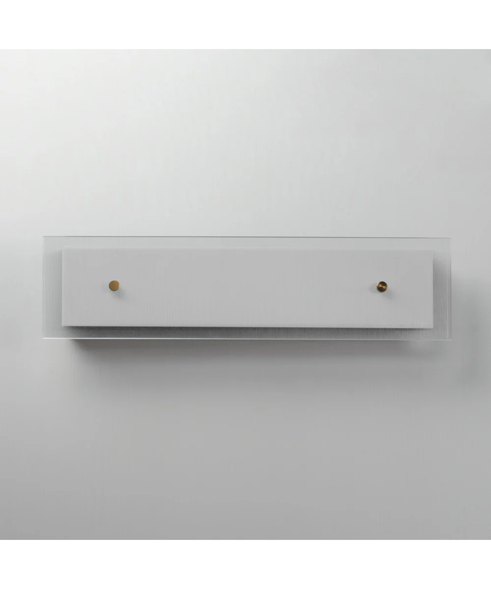 Spectre 24 inch Wall Sconce Black / Natural Aged Brass - Image 2
