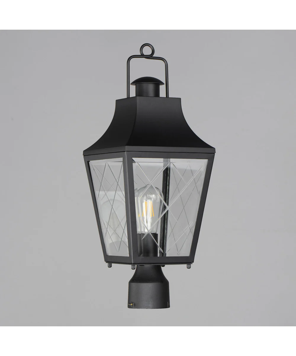 Storybook 1-Light Outdoor Post Black - Image 3